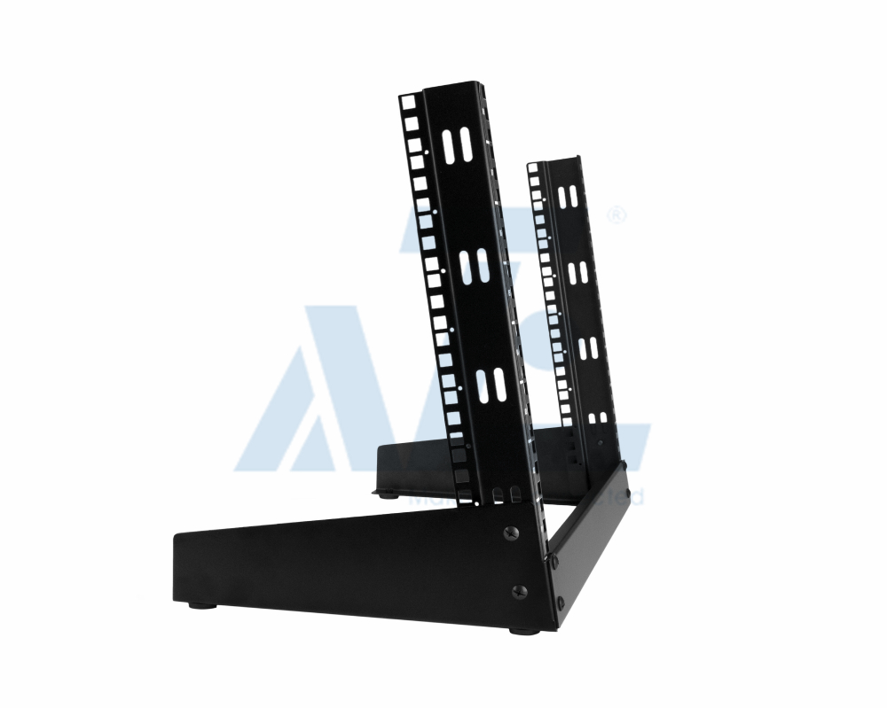 12U 19 in. 2Post Open Frame Desktop Rack AZE